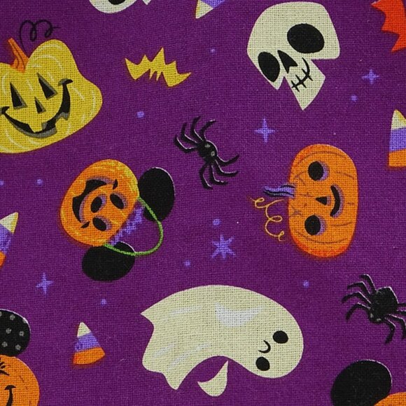 DISNEY Mickey Mouse Magician HAPPY HALLOWEEN 2021 Cotton HAND TOWELS 17x28 New! - Picture 4 of 5